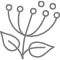 Blumen-Icon als Symbol für Pollenschutz des Fliegengitters